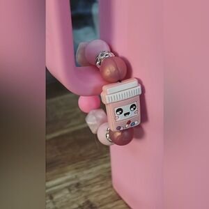 Pink Cup Charm for Tumblers and Stanleys | Nurse Gifts